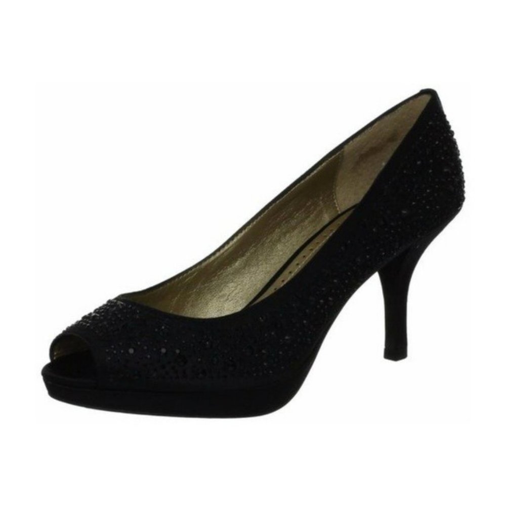 Adrienne Vittadini Pippi Platform Black Pump US 9